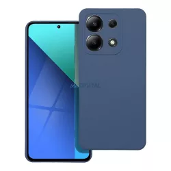   HUSĂ! - Husa din silicon Xiaomi Redmi Note 13 4G, mat, interior din piele intoarsa, albastra, silicon