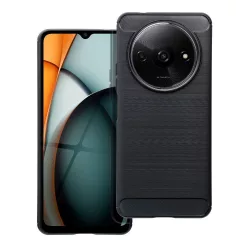   HUSĂ! - Husa din silicon Xiaomi Redmi A3 4G, neagra, fibra de carbon