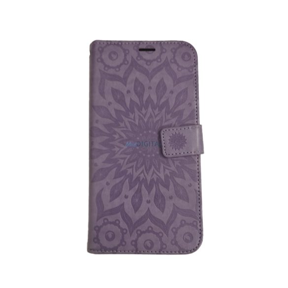 Samsung Galaxy A26 husă pentru telefon, husă carte, husă cu deschidere laterală, închidere magnetică, violet, mandala, SM-A266, Mezzo