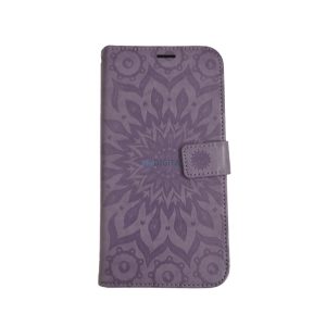 Xiaomi Redmi Notă 14 5G caz de telefon, caz carte, caz de deschidere laterală, închidere magnetică, violet, mandala, Mezzo