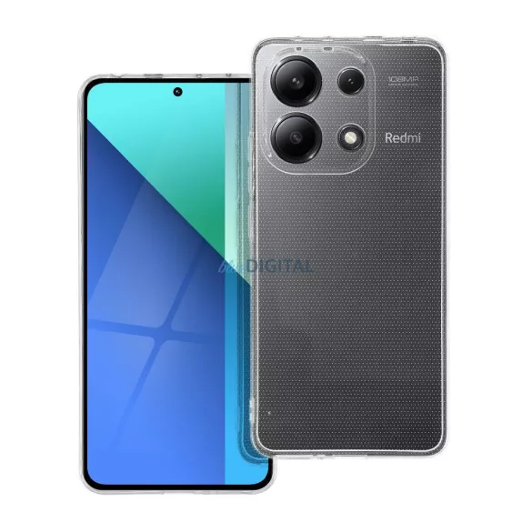 HUSĂ! - Xiaomi Redmi Notă 14 Pro 5G silicon caz, transparent, 2mm, cu camera de protecție, clar
