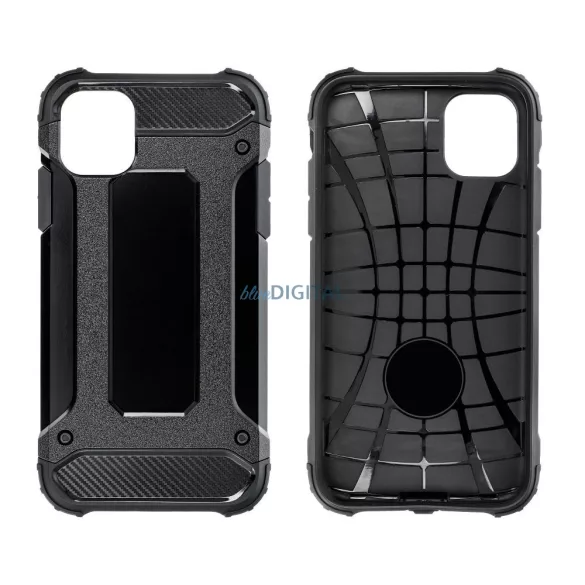 HUSĂ! - Xiaomi Redmi Note 14 4G Carcasă din spate rezistentă la șocuri, negru, Defender II