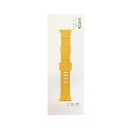   Curea ceas inteligentă Beline, Apple Watch 4/5/6/7/SE galben, silicon, 38/40/41mm