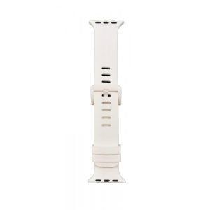 Curea ceas inteligentă Beline, Apple Watch 4/5/6/7/SE alb, silicon, 42/44/45mm