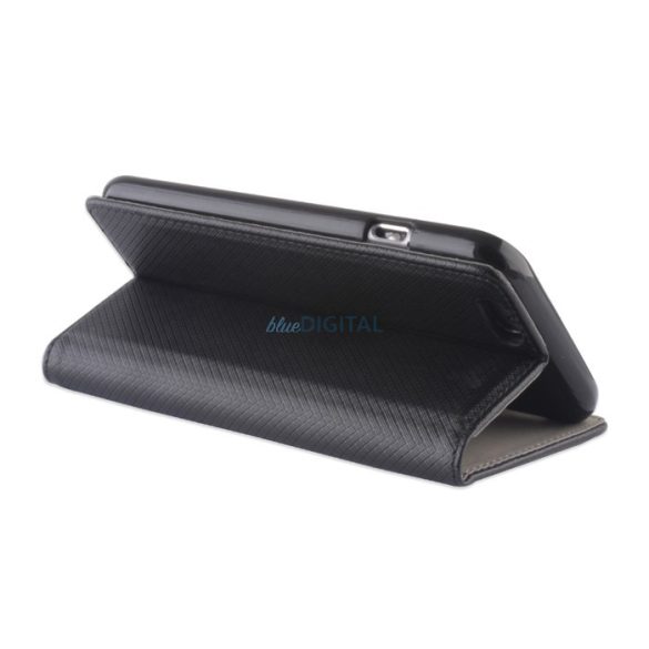 Samsung Galaxy A06 husă pentru telefon, husă carte, husă cu deschidere laterală, închidere magnetică, SM-A065, negru