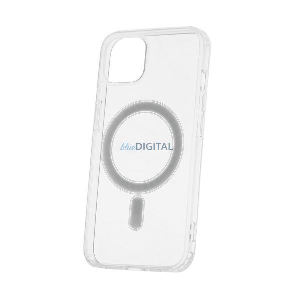 Husă din silicon pentru iPhone 16 (6,1"), transparentă, cu protecție pentru cameră, 1,5 mm, anti-șoc Magsafe