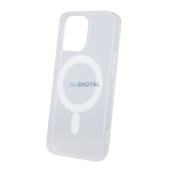 Husă din silicon pentru iPhone 16 (6,1"), transparentă, cu protecție pentru cameră, 1,5 mm, anti-șoc Magsafe