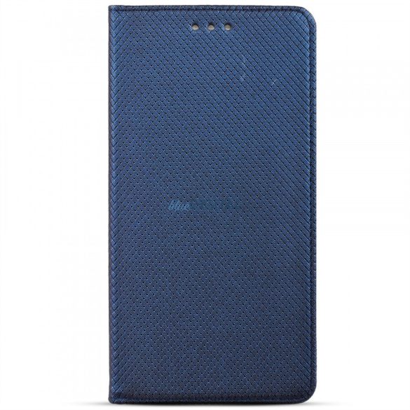 Samsung Galaxy S25 Plus husă pentru telefon, husă carte, husă cu deschidere laterală, închidere magnetică, SM-S936, albastru marin
