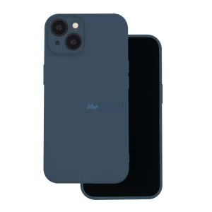 HUSĂ! - Xiaomi Redmi Note 14 Pro 4G Carcasă din silicon, carcasă spate, interior din piele de căprioară, albastru, mat, carcasă din silicon