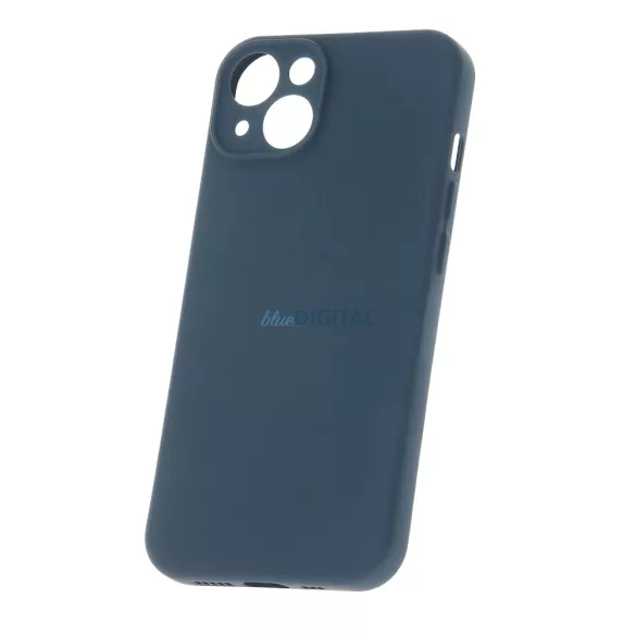 HUSĂ! - Xiaomi Redmi Note 14 Pro 4G Carcasă din silicon, carcasă spate, interior din piele de căprioară, albastru, mat, carcasă din silicon