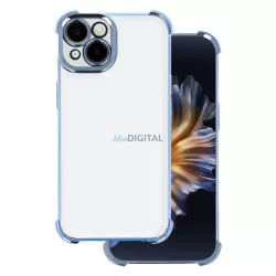   HUSĂ! - Xiaomi Redmi Notă 14 Pro 5G Carcasă din silicon, carcasă TPU moale cu protecție pentru cameră, culoare încadrată, albastru, anti-șoc crom