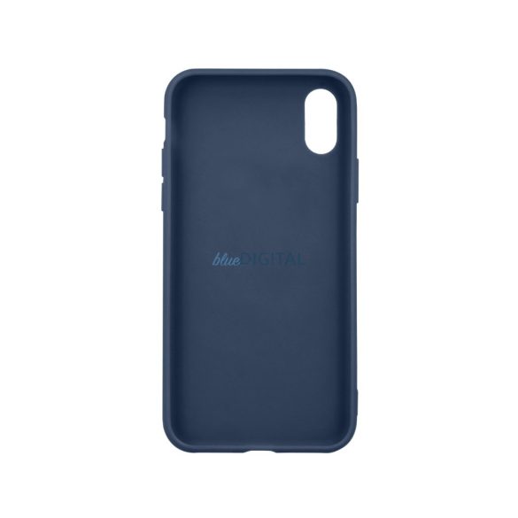Husa din silicon Samsung Galaxy A55, husa spate, albastra, SM-A556, mata