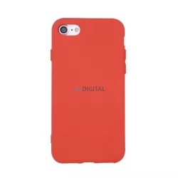   HUSĂ! - Husa din silicon Xiaomi Redmi Note 13 5G, carcasa din spate, interior din piele intoarsa, rosu, mat, husa din silicon