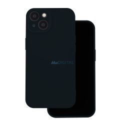   Samsung Galaxy A25 Carcasă din silicon, carcasă spate, interior din piele de căprioară, negru, mat, SM-A256, carcasă din silicon