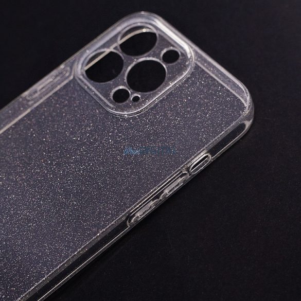 Xiaomi Redmi 13C 5G Carcasă din silicon, carcasă din spate, carcasă TPU, transparentă, argintie strălucitoare, lucioasă