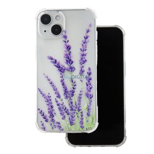 Husa spate iPhone 11, carcasa TPU, transparenta, model de flori, Ultra Trendy Meadow 2