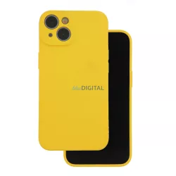   HUSĂ! - Xiaomi Redmi 13C 4G Carcasă din silicon, Carcasă spate, interior din piele de căprioară, galben, mat, Carcasă din silicon
