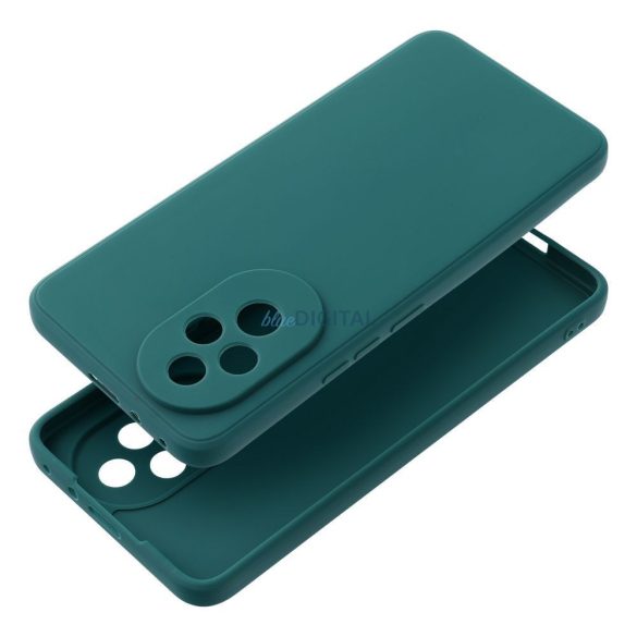 Husă silicon Honor 200 Pro, capac spate, verde, mată