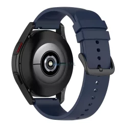   Samsung Galaxy Watch 4/5/Active 2 / Huawei Watch GT 3 / GT 3 Pro curea ceas inteligentă, silicon, albastru închis, Techsuit
