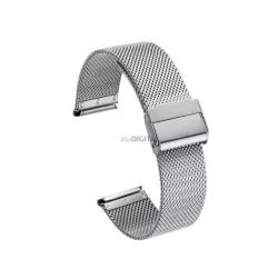   Curea smartwatch Colmi, metal, argintiu, 22mm, curea cu cataramă Milan
