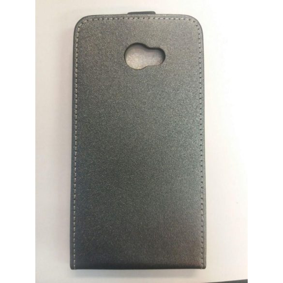Husă cu rabat subțire din silicon pentru LG K5 X220, gri grafit
