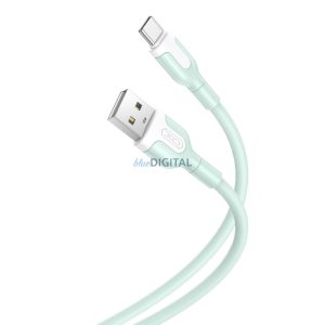 Cablu de date tip C, 1M, 2.1A, verde, XO NB212