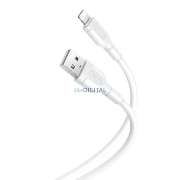 Cablu de date iPhone 8pin, 1M, 2.1A, alb, XO NB212