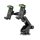 Suport auto universal pentru parbriz / bord, 2x suport, rotativ 360°, negru, XO C117 Suport auto universal pentru parbriz / bord, 2x suport, rotativ 360°, negru, XO C117