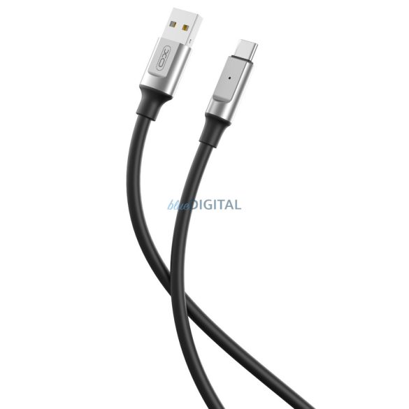 Cablu de date cu încărcare rapidă Type-C, 6A, 1M, negru, XO-NB251