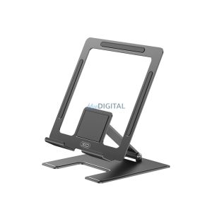 Suport de birou pentru telefon / tabletă, înclinat, negru, XO C136
