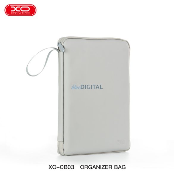 Geanta suport tableta cu curea, 10.9"-12.9", gri, PU, ​​​​XO CB03