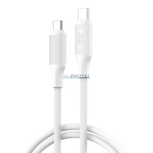 Tip-C - Cablu de date tip-C, alb, 1M, 60W, XO NB Q265B