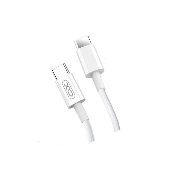 XO NB124 Type-C - Cablu de date alb Tip-C 1m 40W