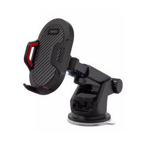 Suport pentru parbriz / bord, rotativ 360°, cu braț extensibil, 4-6", negru, XO-C39