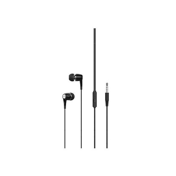Căști căști stereo XO EP21 negre de 3,5 mm