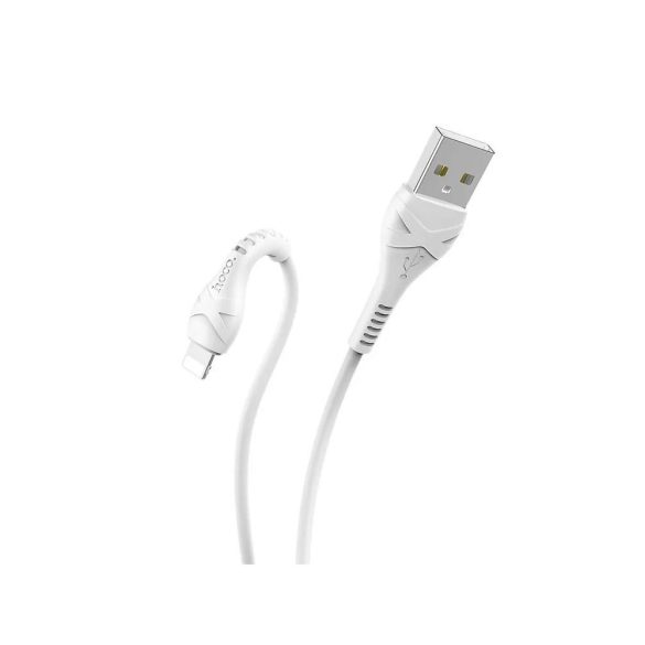 Hoco X37 iPhone 8pin alb cablu de date incarcare rapida 2.4A 1M