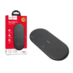   Suport de încărcare wireless 2in1, 10W / 3A, negru, Hoco CW23