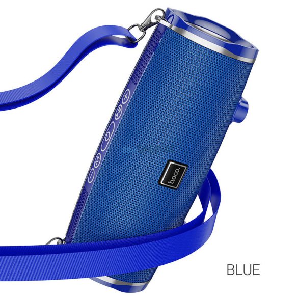 Hoco BS40 difuzor bluetooth, 2x 7W, IPX5, montabil pe umăr, albastru