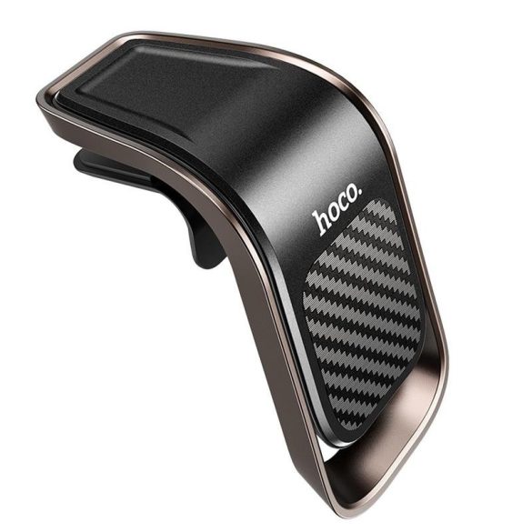 Suport auto magnetic Hoco CA74 negru-gri pentru orificii de aerisire