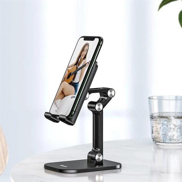 Suport pentru telefon/tableta desktop, negru, 4.7"-13", Hoco PH34