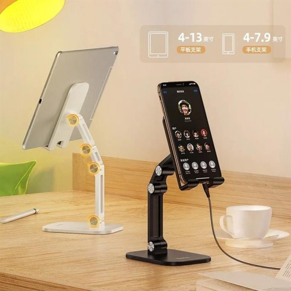Suport pentru telefon/tableta desktop, negru, 4.7"-13", Hoco PH34