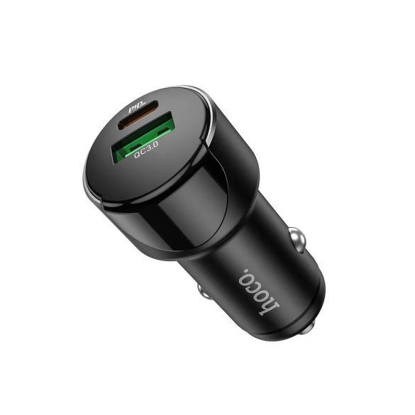 Cap de incarcare trabuc negru Hoco Z42 USB QC3.0 3A 20W