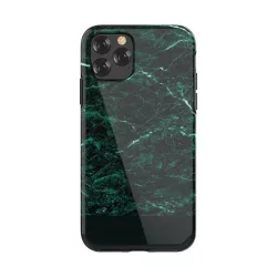   HUSĂ! - Carcasă din spate iPhone 11 Pro (5,8"), carcasă TPU, model marmură, verde, marmură Devia