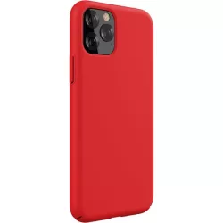   HUSĂ! - Husa din spate iPhone 11 Pro (5,8"), husa din silicon, rosie, Devia Nature