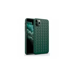   HUSĂ! - Carcasă din spate iPhone 11 Pro (5,8"), carcasă TPU, verde, Devia Woven