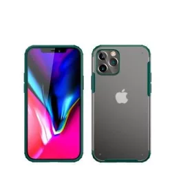  HUSĂ! - iPhone 12 Mini (5,4")Husă antișoc cu Husă spate,HusăTPU, transparent / luneta verde, Devia Pioneer