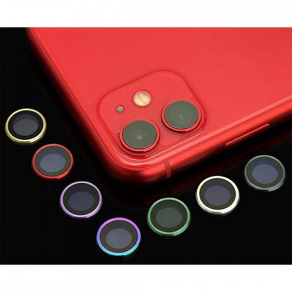 Devia iPhone 12 Pro Max (6,7") folie de protecție din sticlă pentru lentile camerei aurie