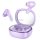 Căști stereo bluetooth cu carcasă de încărcare wireless, TWS, violet, Hoco EQ6 Căști stereo bluetooth cu carcasă de încărcare wireless, TWS, violet, Hoco EQ6