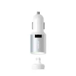   Încărcător pentru trabucuri Joway H28 alb 2,4A + căști bluetooth