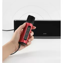 Microfon Joway KGB02 cu cască roșu